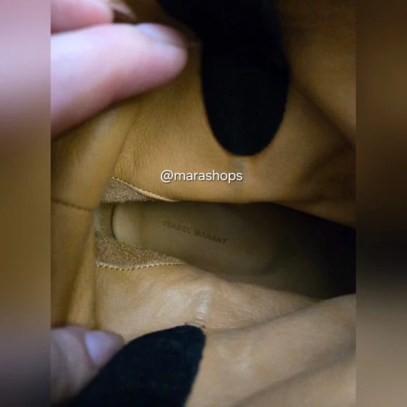 Isabel Marant Crisi Ankle Boots Black Suede - Picture 7 of 9